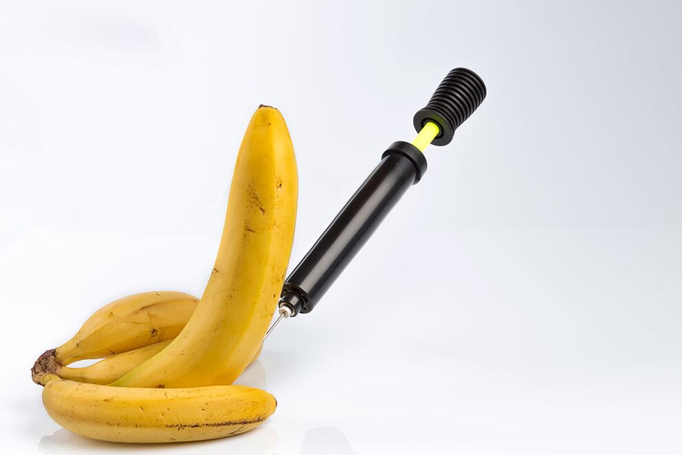 Ињекција банане симулира ињекцију за повећање пениса